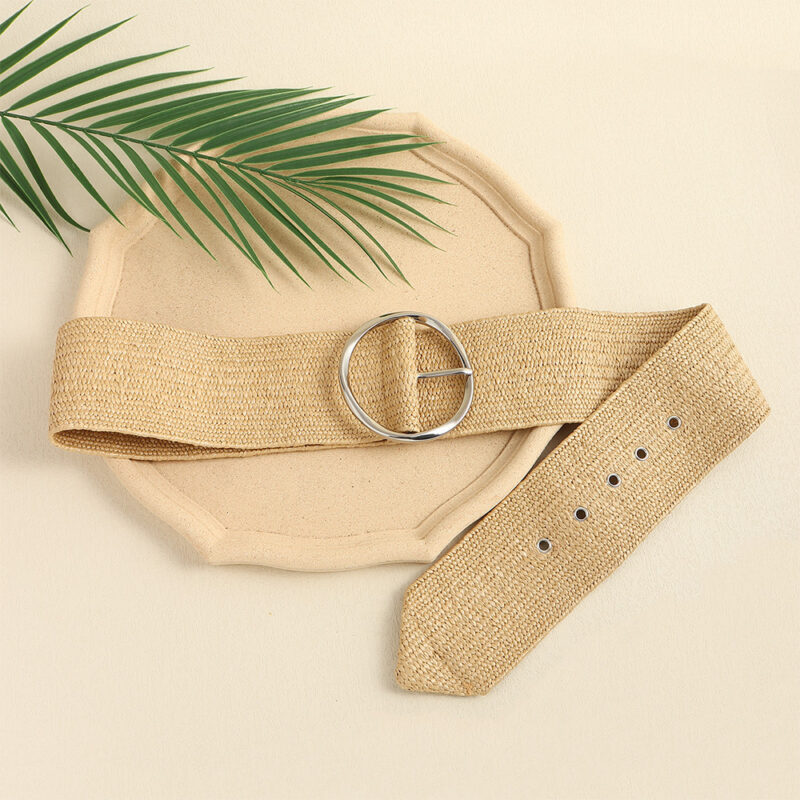 Summer Fashion PP Grass Woven Belt