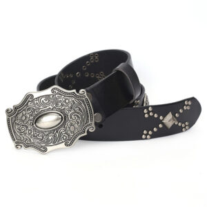 Women's Rivets Leather Belt