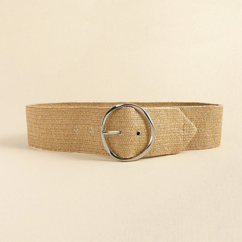 Summer Fashion PP Grass Woven Belt