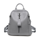 Trendy Women's Leather Backpack