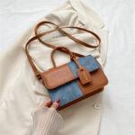 Women's Shoulder Bag | Stitching Texture Street Fashion