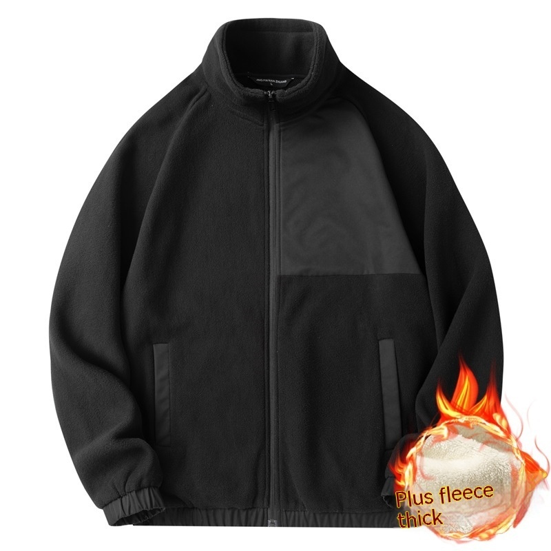 Warm Double-sided Fleece Jacket for Men