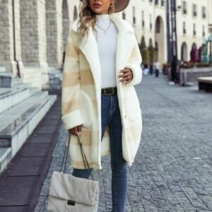 Coat New Plaid Printed Coat