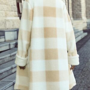 Coat New Plaid Printed Coat