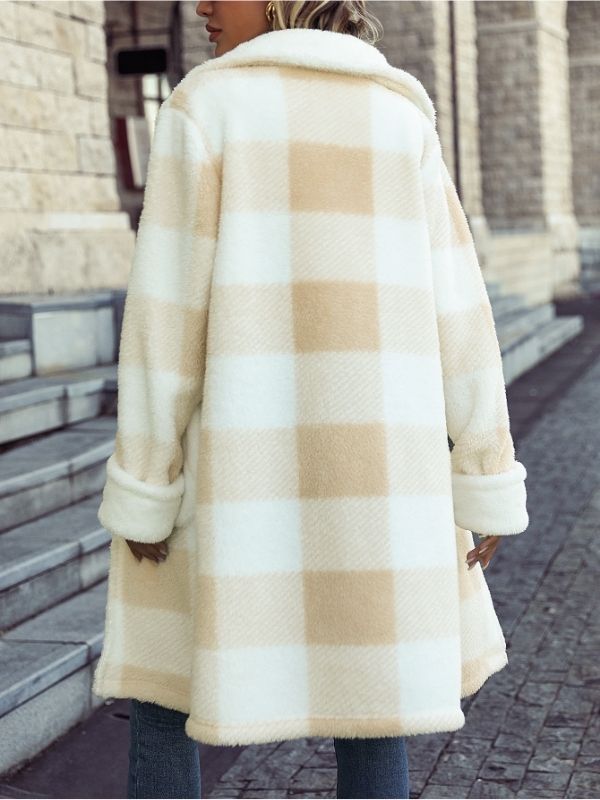 Coat New Plaid Printed Coat