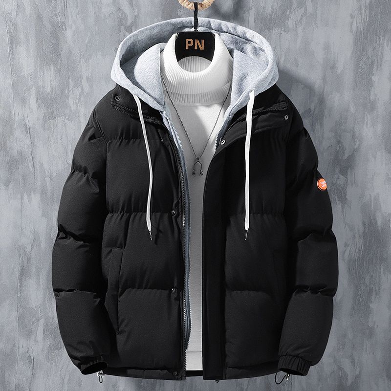 Cotton-padded Coat Men's Winter New Trendy Handsome Windproof