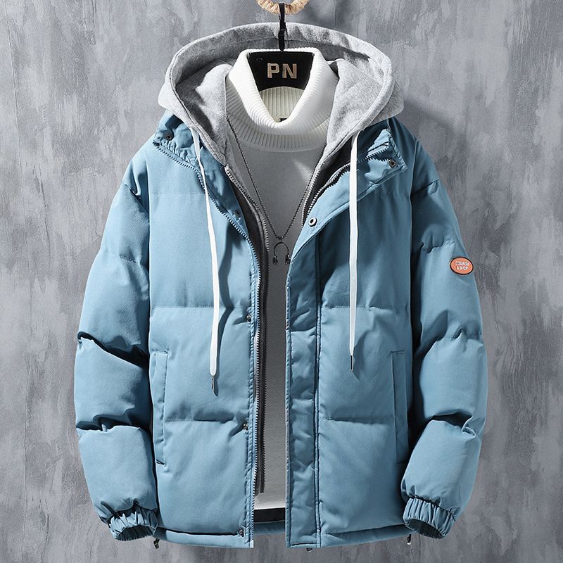 Cotton-padded Coat Men's Winter New Trendy Handsome Windproof