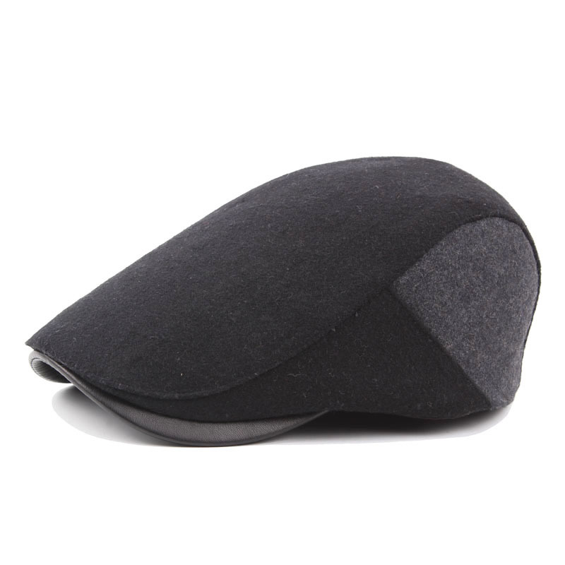 Black Cotton Frosted Bell Hat