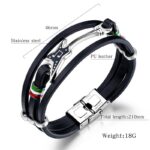 Rock Electric Guitar Leather Bracelet