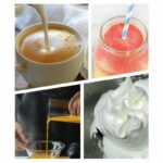 Electric Milk Frother & Beverage Mixing Cup