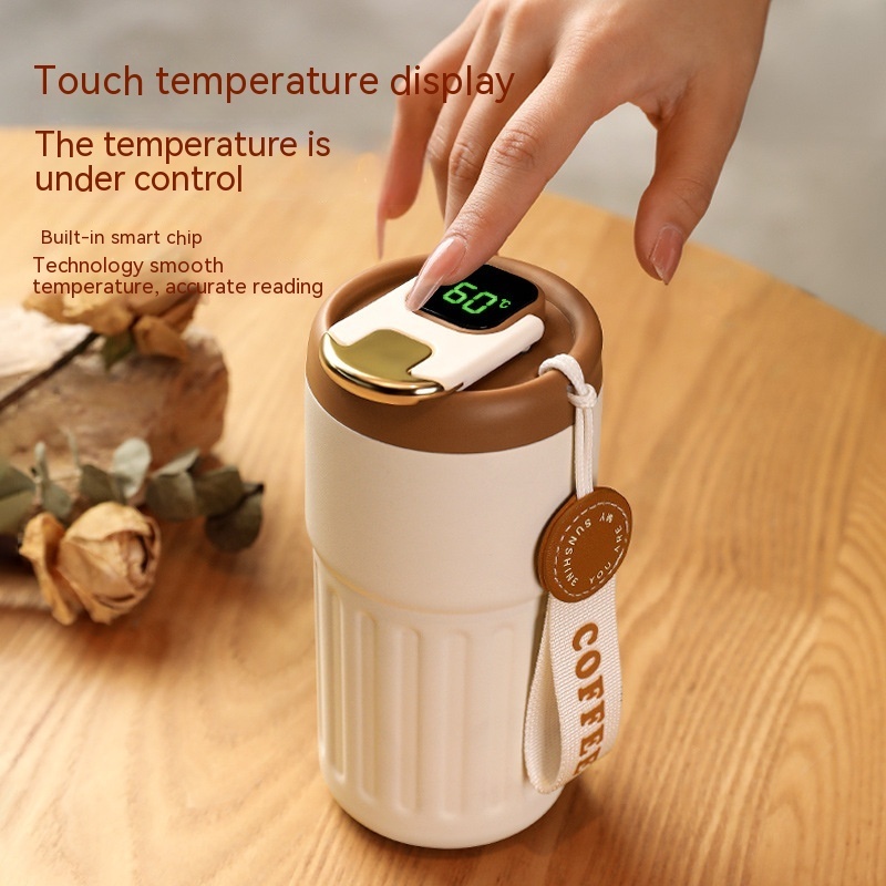 Smart Temperature Display Coffee Thermos Mug 0.45L