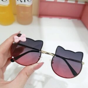 Kids Sunglasses With Kitten-themed Frames