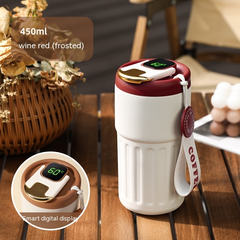 Smart Temperature Display Coffee Thermos Mug 0.45L