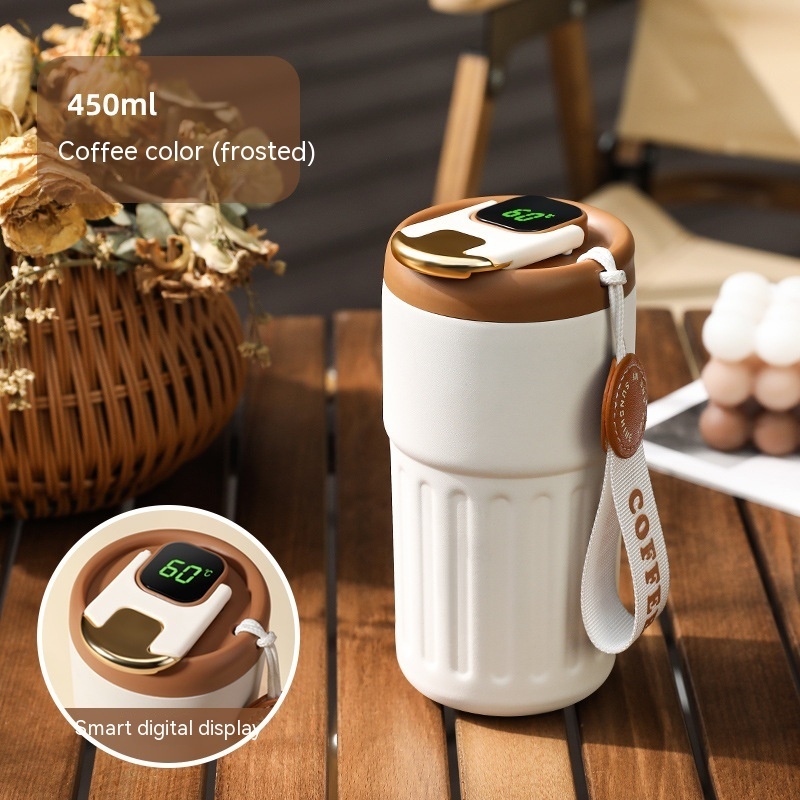 Smart Temperature Display Coffee Thermos Mug 0.45L