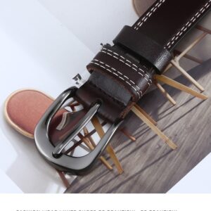 Fashionable Youth Casual Pin Buckle Leather Belt