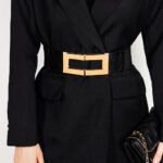 Women's Elastic Wide Belt With Square Buckle