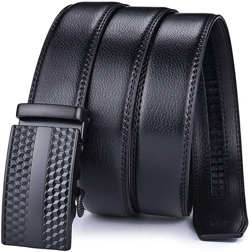 Men’s Black & Brown Leather Belt | Genuine Leather