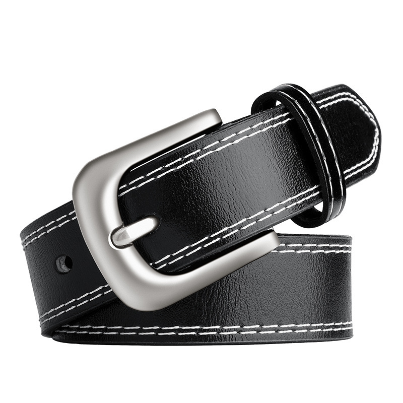 Fashionable Youth Casual Pin Buckle Leather Belt