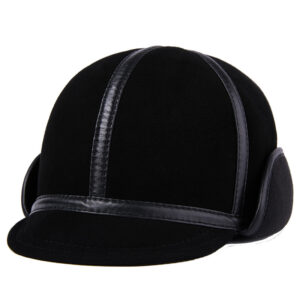 Casual Leather Men's Winter Hat