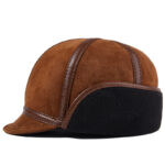 Casual Leather Men's Winter Hat