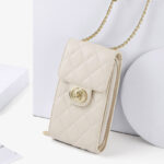 Chic Women's Small Leather Bag - Mobile Phone Shoulder Bag