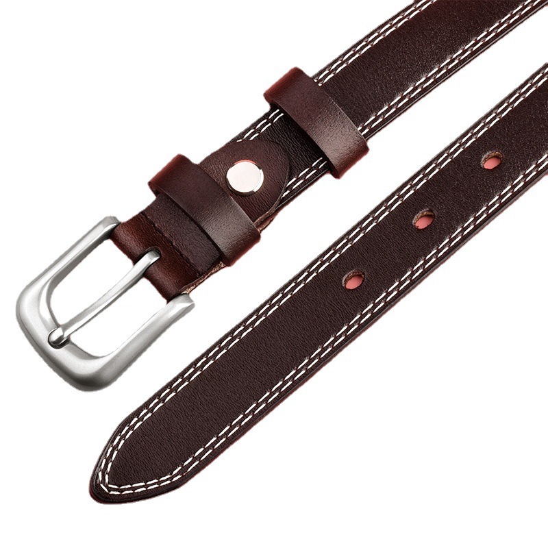 Fashionable Youth Casual Pin Buckle Leather Belt