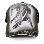 Personalized Stylish Dragon Print Peaked Cap