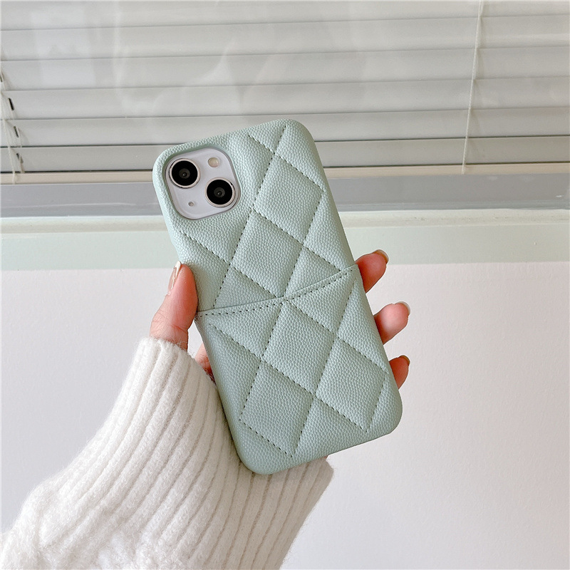 Classic Style Three-dimensional Rhombus Phone Case