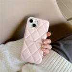 Classic Style Three-dimensional Rhombus Phone Case