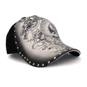 Personalized Stylish Dragon Print Peaked Cap