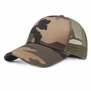 Men's Jungle-colored Mesh Cap - Army green