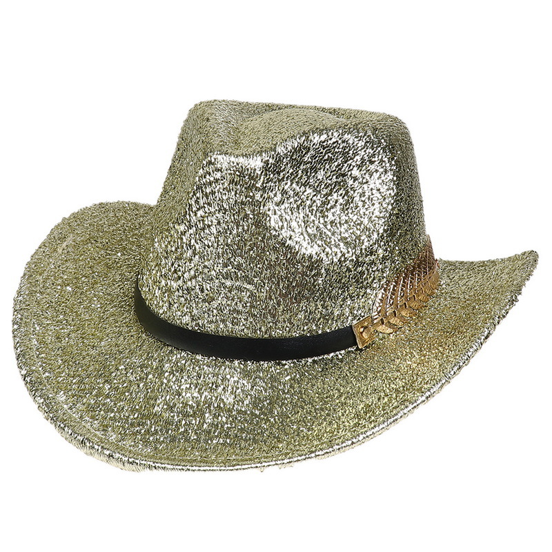 Party Dance Partner Fluorescent Big Brim Colorful Cowboy Hat