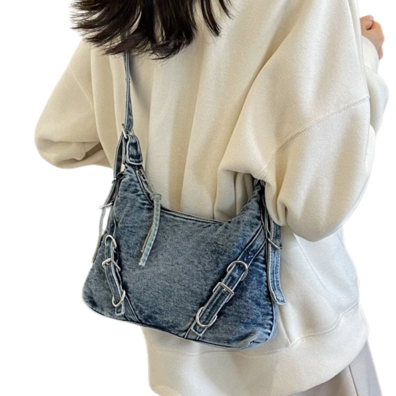 Denim Women's Crossbody Shoulder Bag