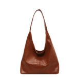 Spacious Shoulder Bag - Soft Leather Tote Bag