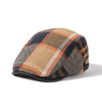 Retro Cotton Plaid Hat