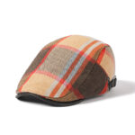 Retro Cotton Plaid Hat