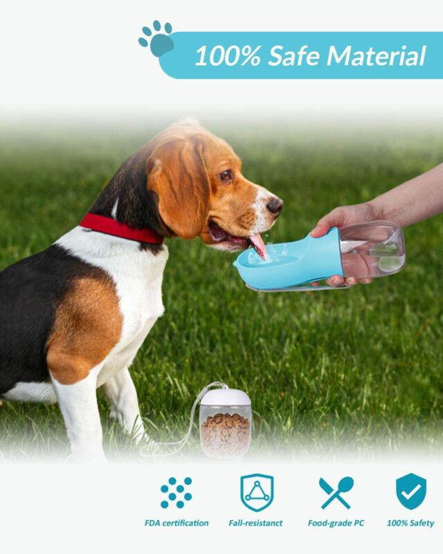 Portable Dog's Water & Food Cup