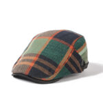 Retro Cotton Plaid Hat