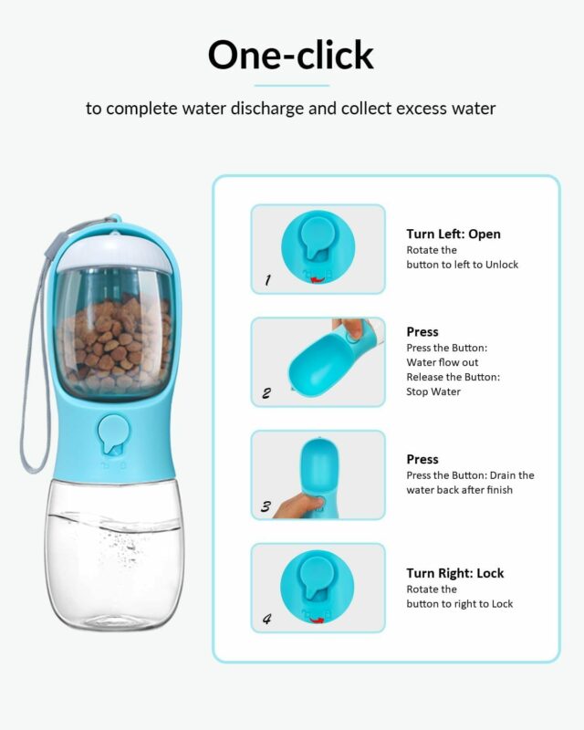 Portable Dog's Water & Food Cup