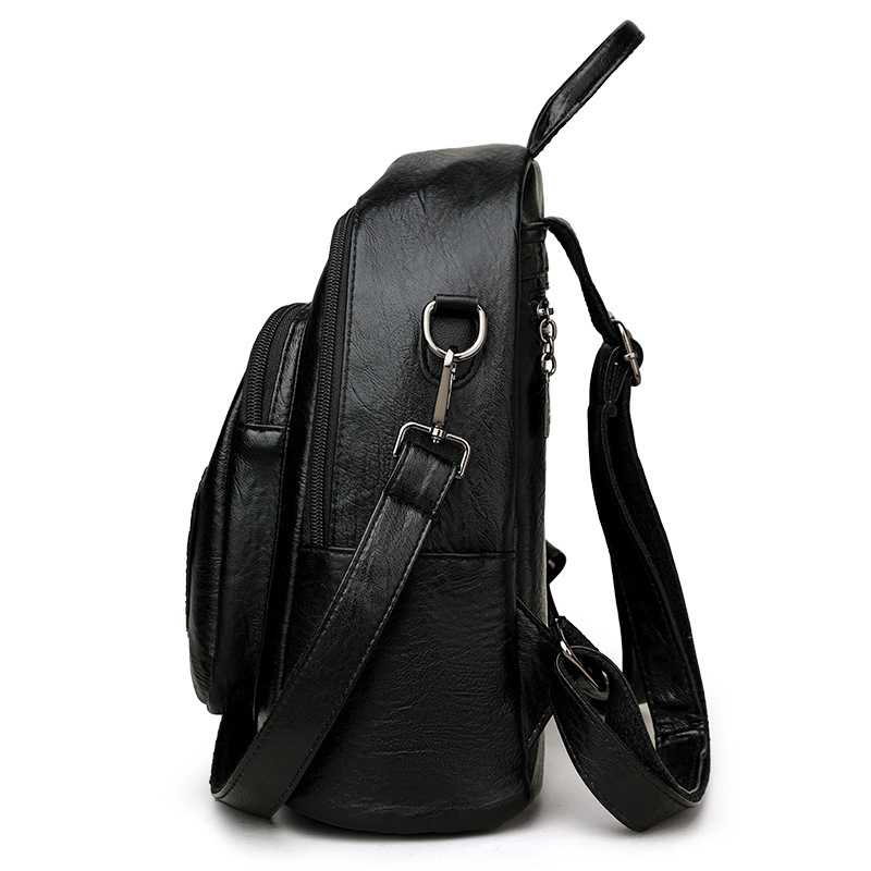 Leather Travel Backpack