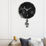 Black Wall Clock