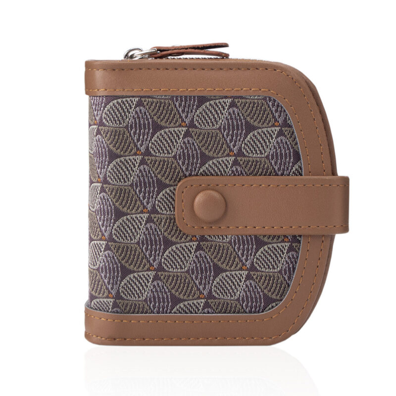 Samll Portafoglio Sottile Donna In Pelle | Tasca Frontale RFID Con Blocco | Minimalista A 6 Scomparti, Piccolo E Leggero (11,5x8,5 Cm)
