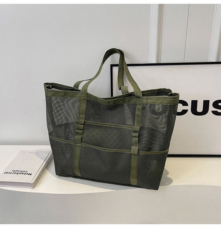 Dámská síťovaná taška – prostorná na každý den i na pláž