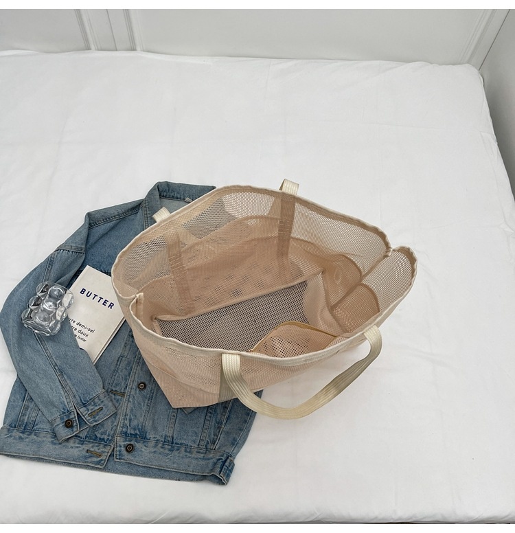 Dámská síťovaná taška – prostorná na každý den i na pláž