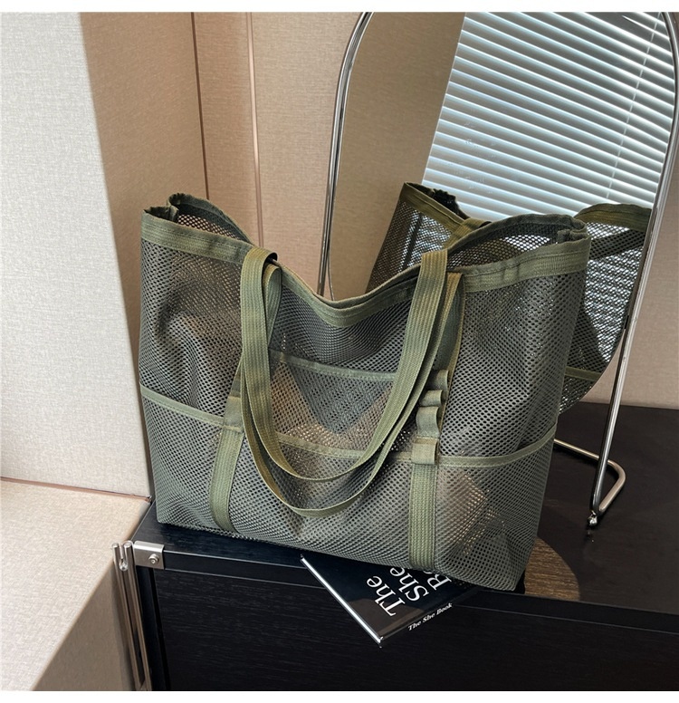 Dámská síťovaná taška – prostorná na každý den i na pláž