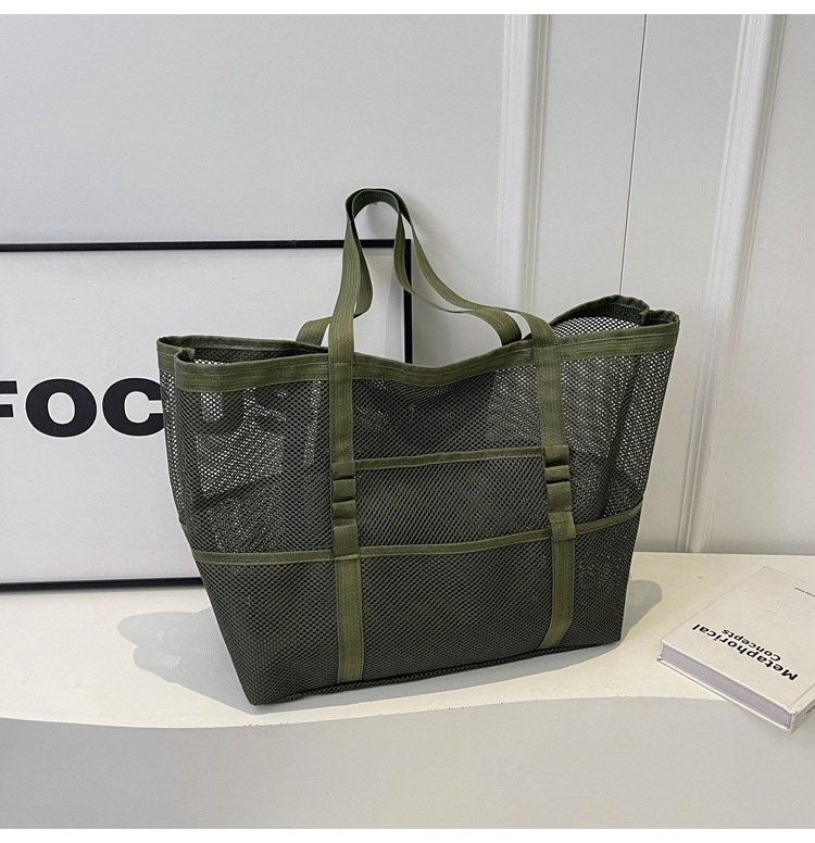 Dámská síťovaná taška – prostorná na každý den i na pláž