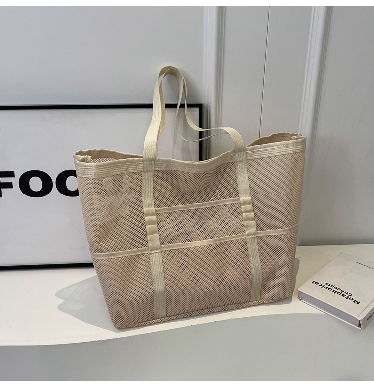 Dámská síťovaná taška – prostorná na každý den i na pláž