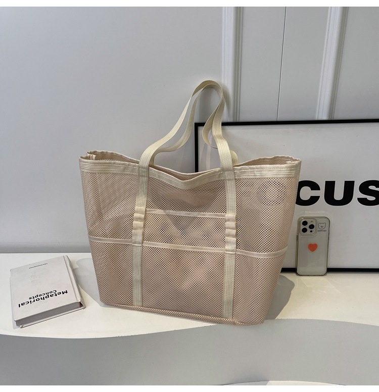 Dámská síťovaná taška – prostorná na každý den i na pláž