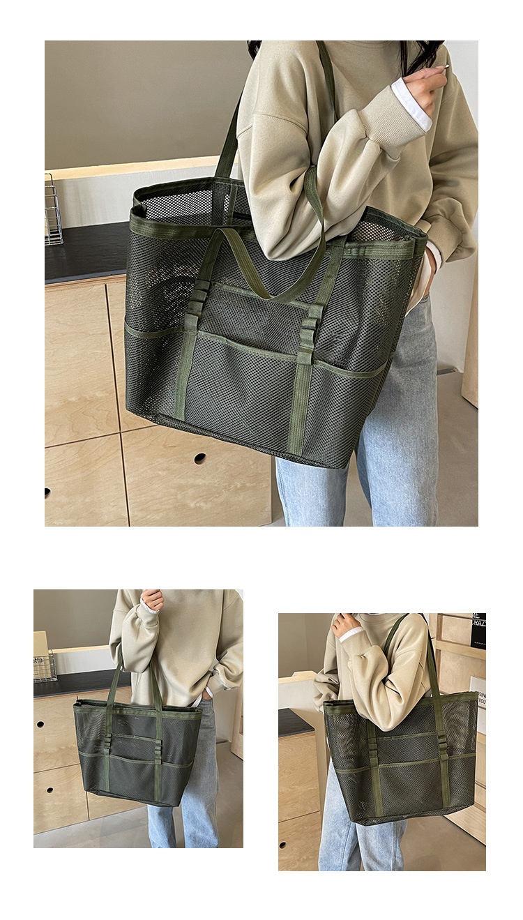 Dámská síťovaná taška – prostorná na každý den i na pláž