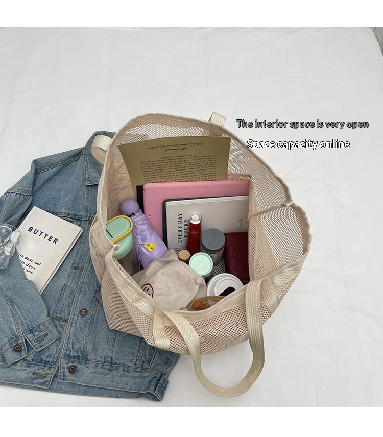 Dámská síťovaná taška – prostorná na každý den i na pláž